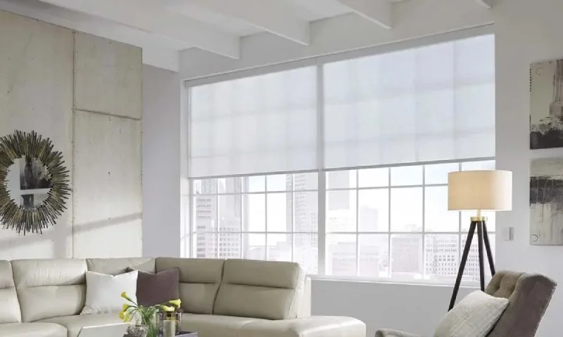 Solar Shades installed by AV Connect in Austin, TX