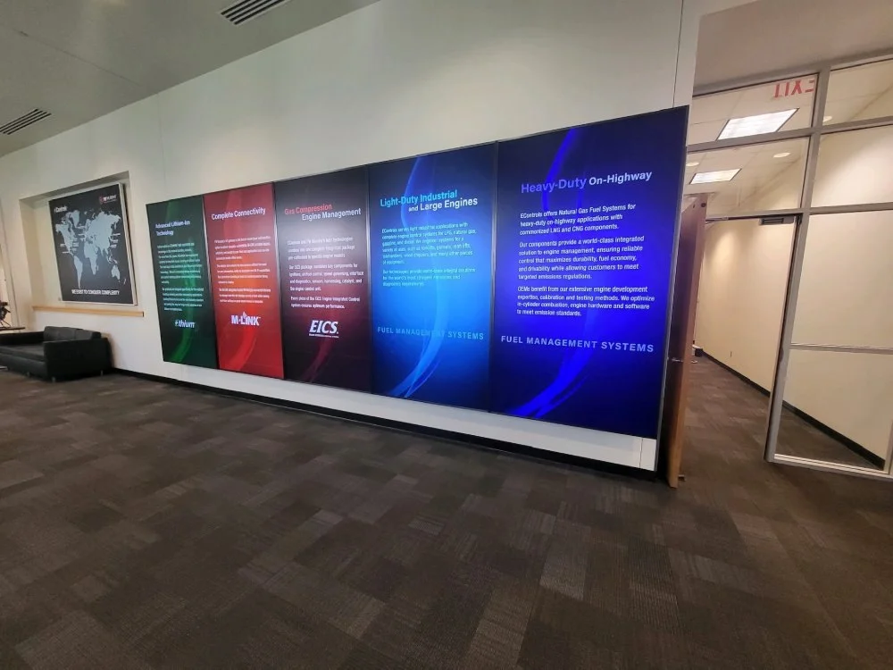 Commercial video wall installation in Austin, TX