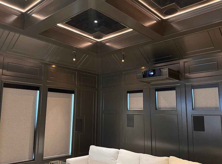 installed home theater av connect