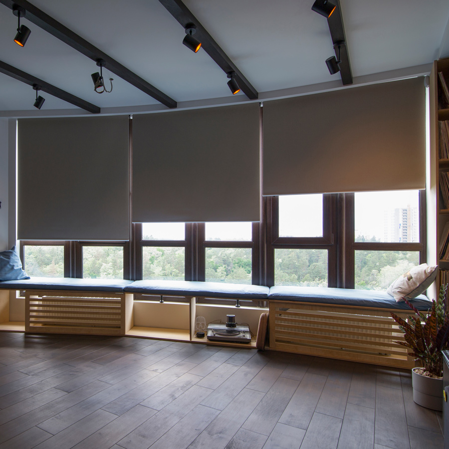 motorized window shades installation